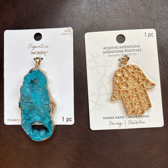 Assorted Pendant Collection Five Total - Picture 2 of 6